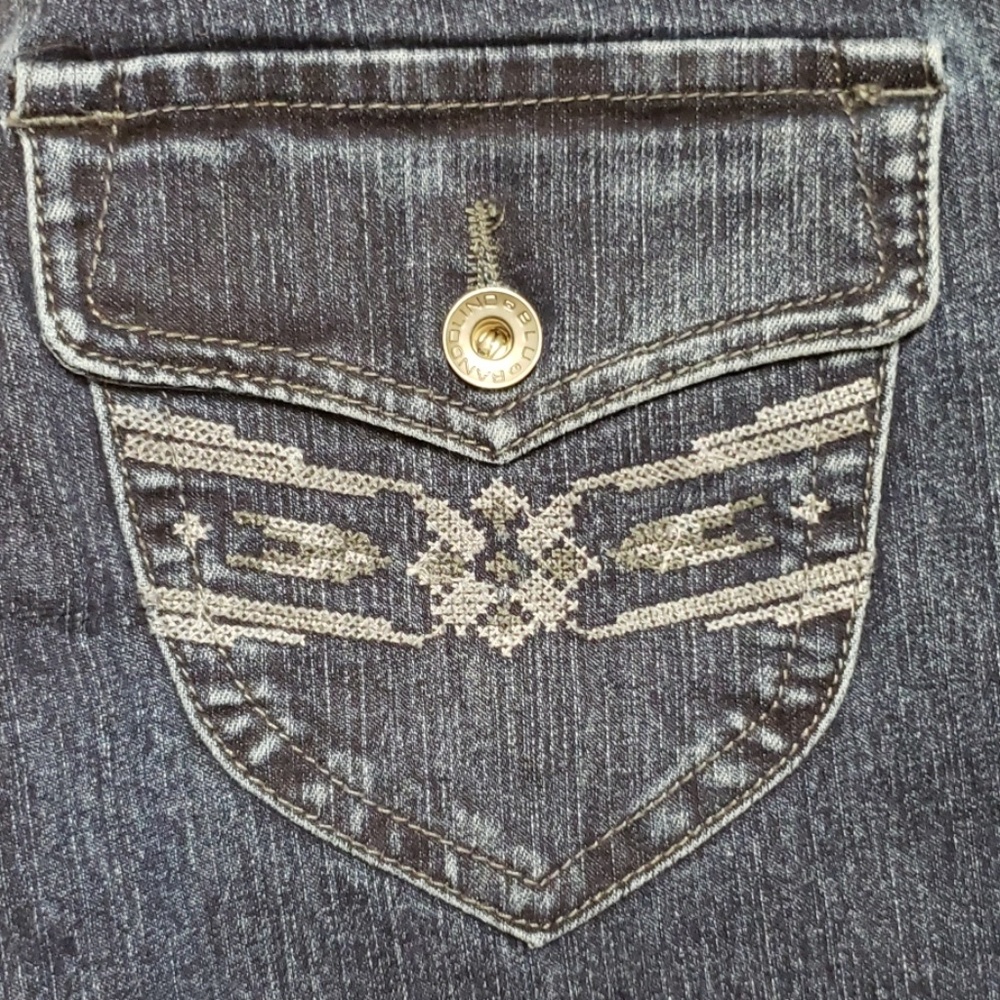 Bandolino Blu Crop Cuffed Jeans size 10 EUC! - Picture 5 of 5